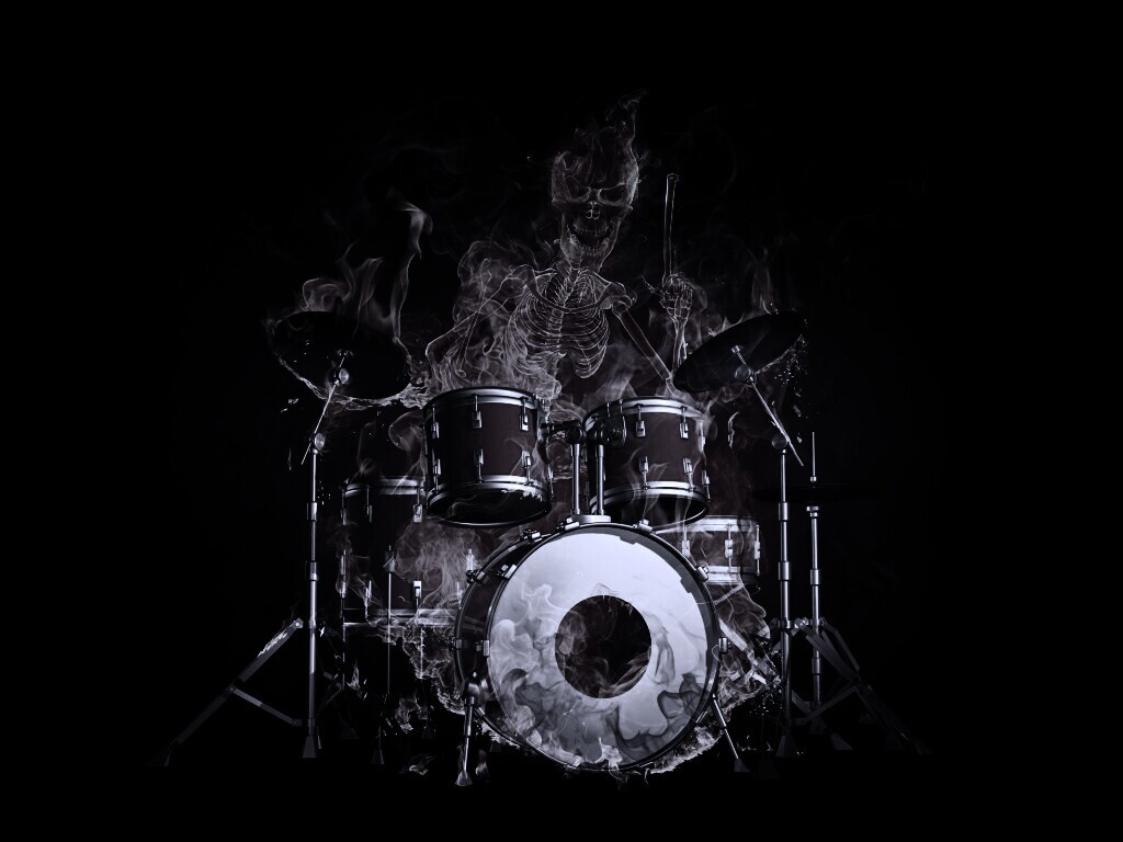 Огненный барабанщик обои