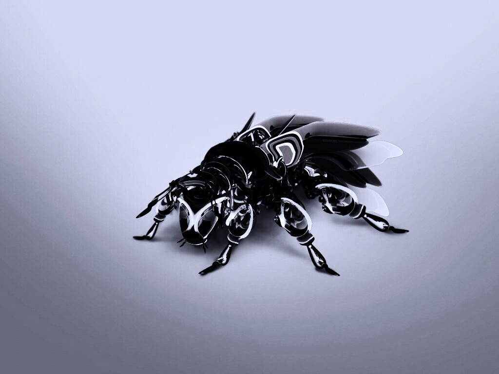 Кибер муха обои
