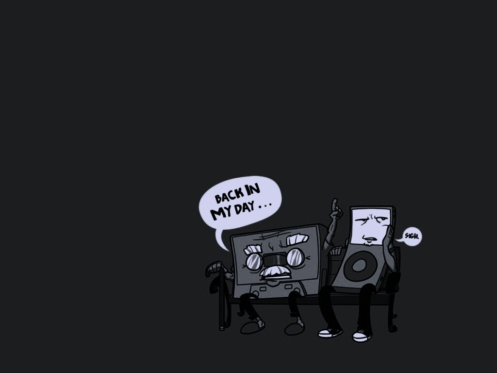 А вот в мои дни... обои