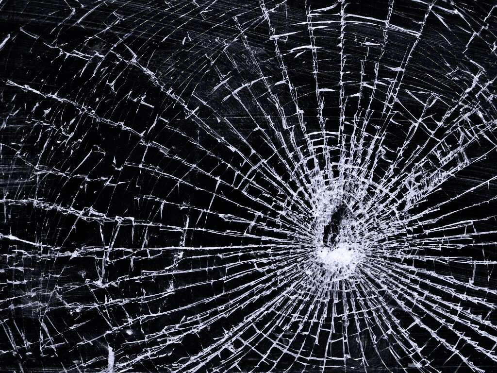 Разбитое стекло, текстура обои