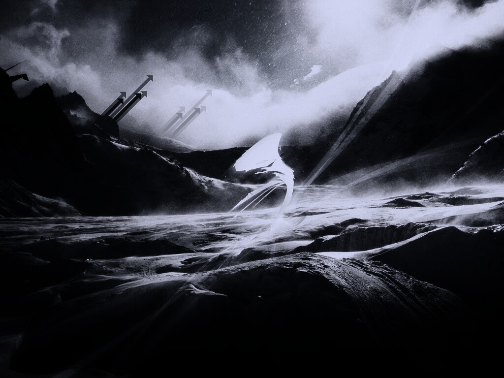 Туманные горы обои