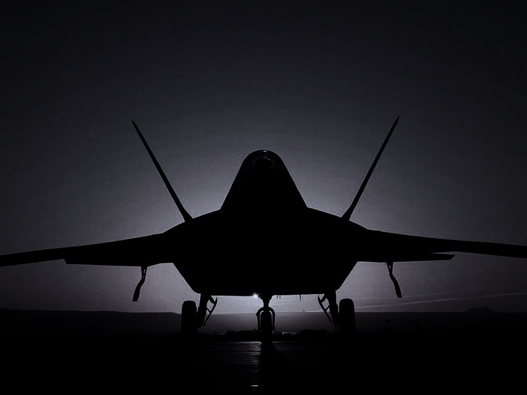 Истребитель F22 обои