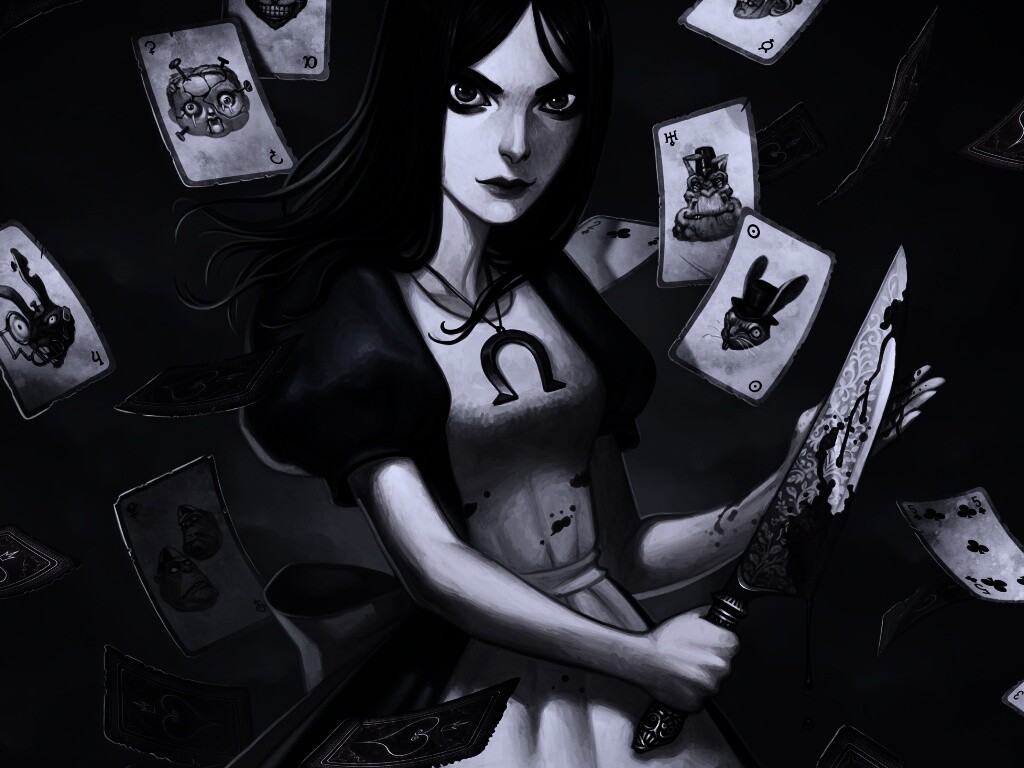 Алиса в стране чудес обои