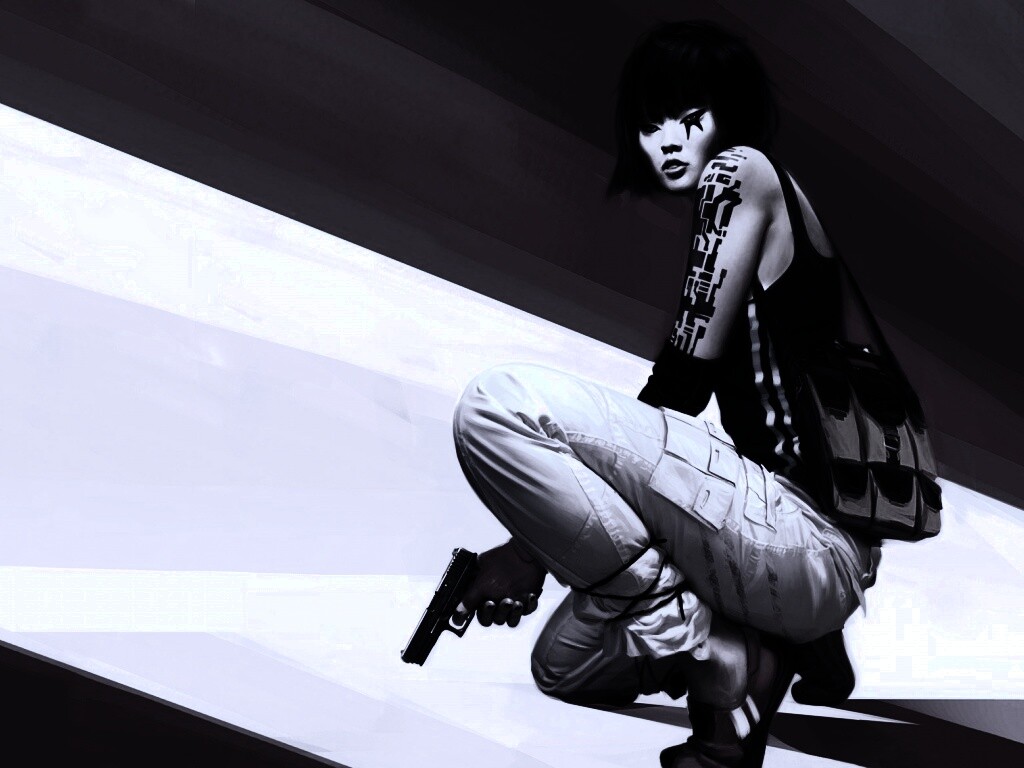 Фейт с пистолетом обои