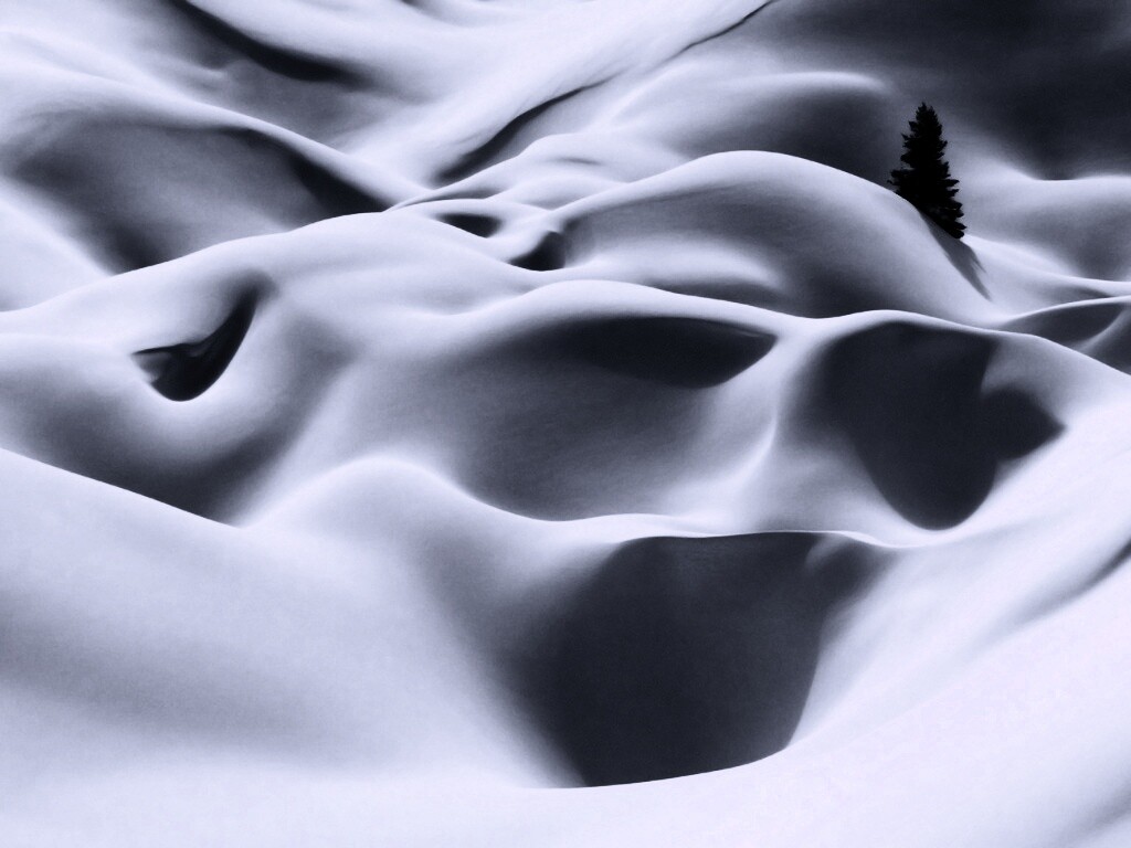 Снежная долина обои