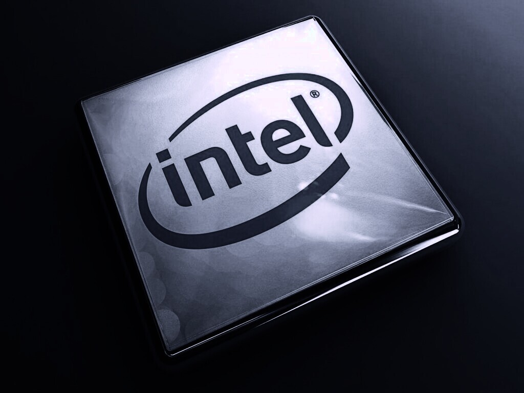 Логотип Intel обои
