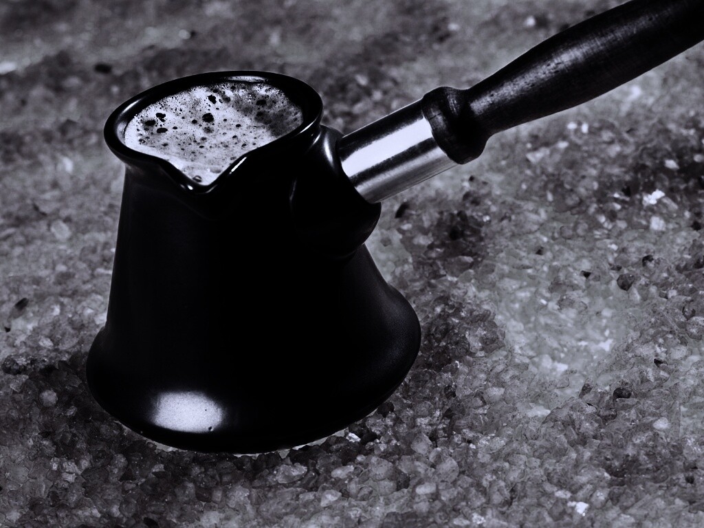 Кофе на углях обои