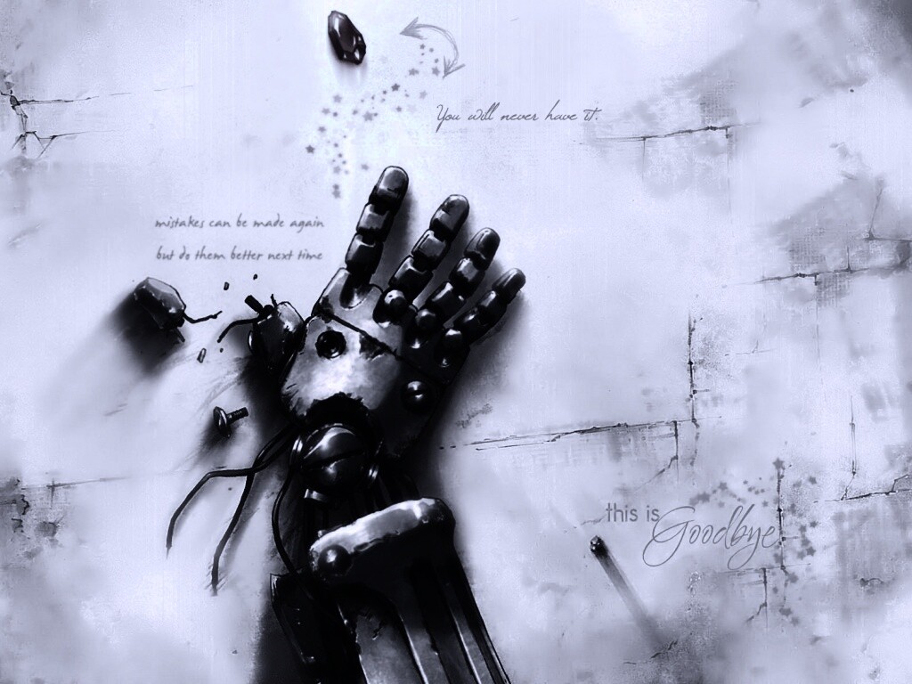 Автопротез из анимэ Стальной Алхимик обои