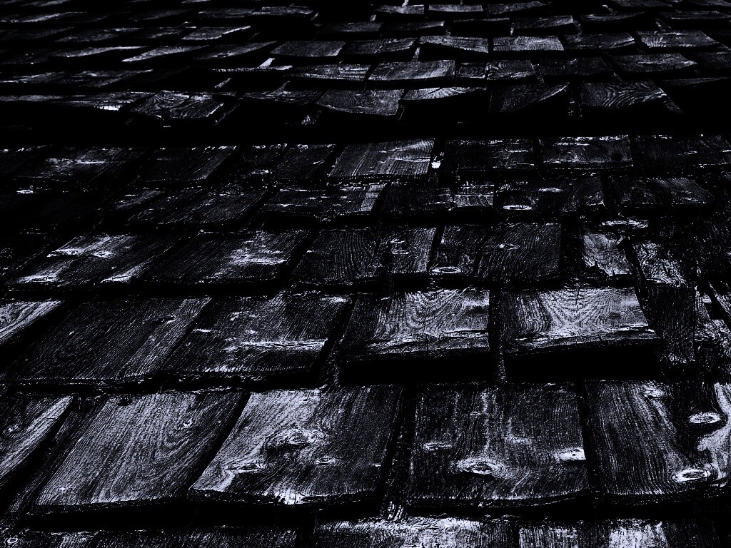 Деревянная крыша обои