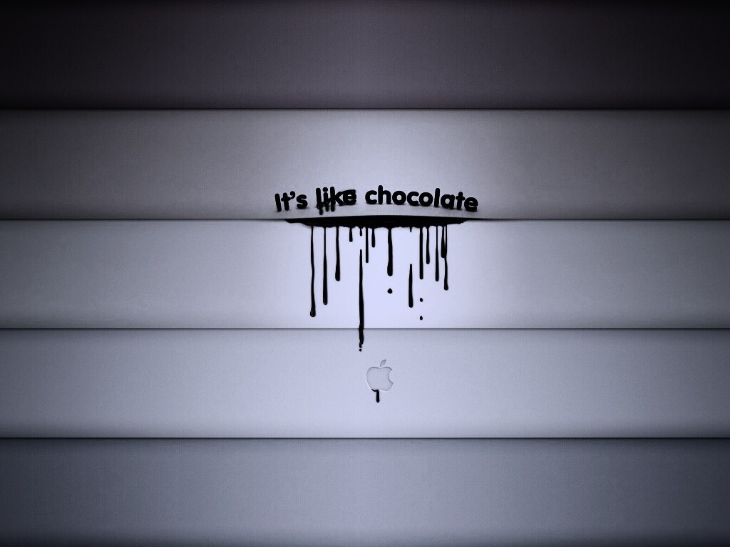 It"s not like chocolate обои
