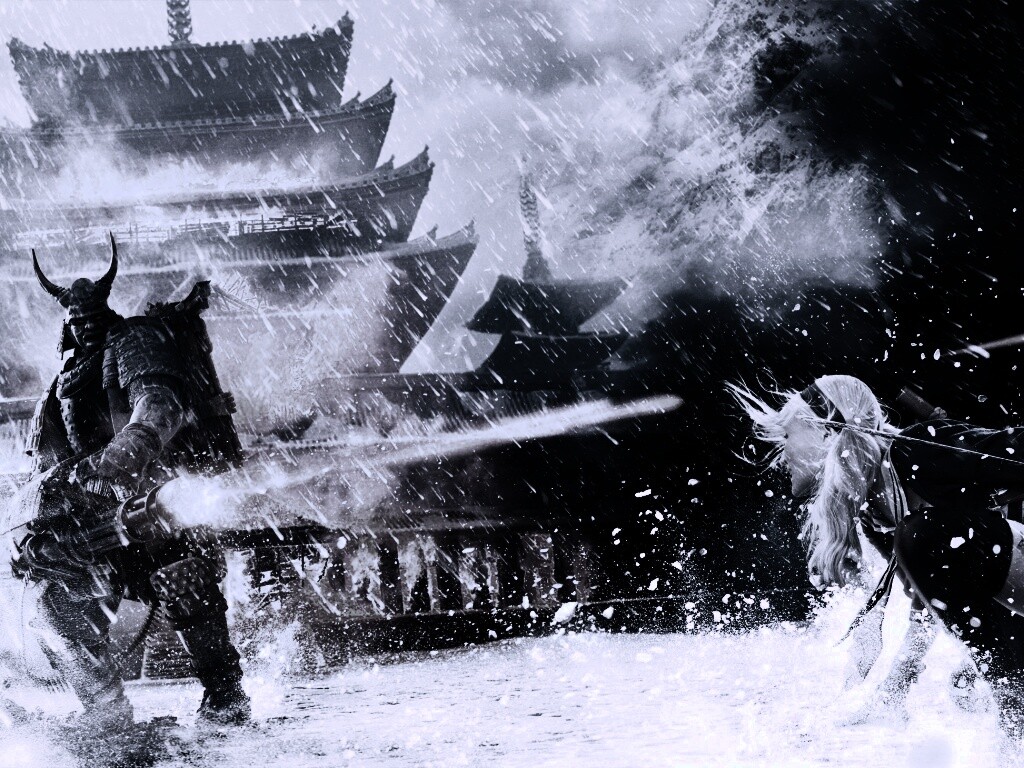 Куколка против самурая обои