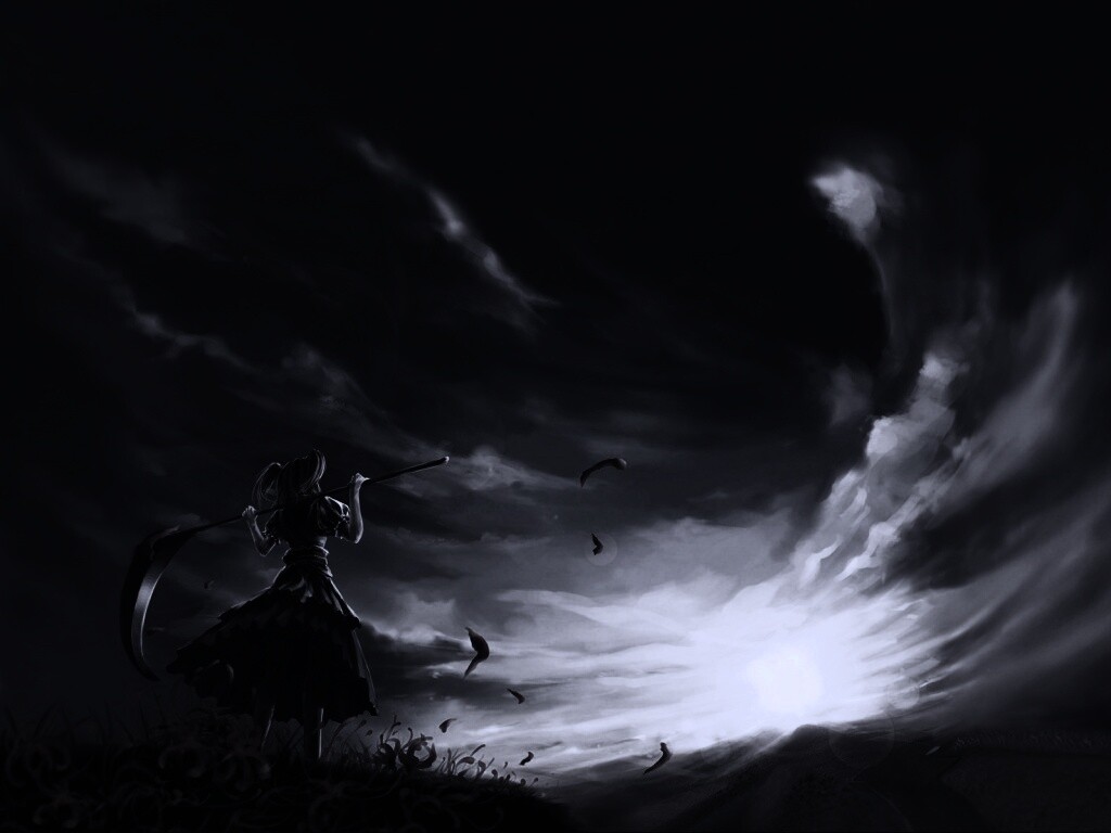 Девушка с косой обои