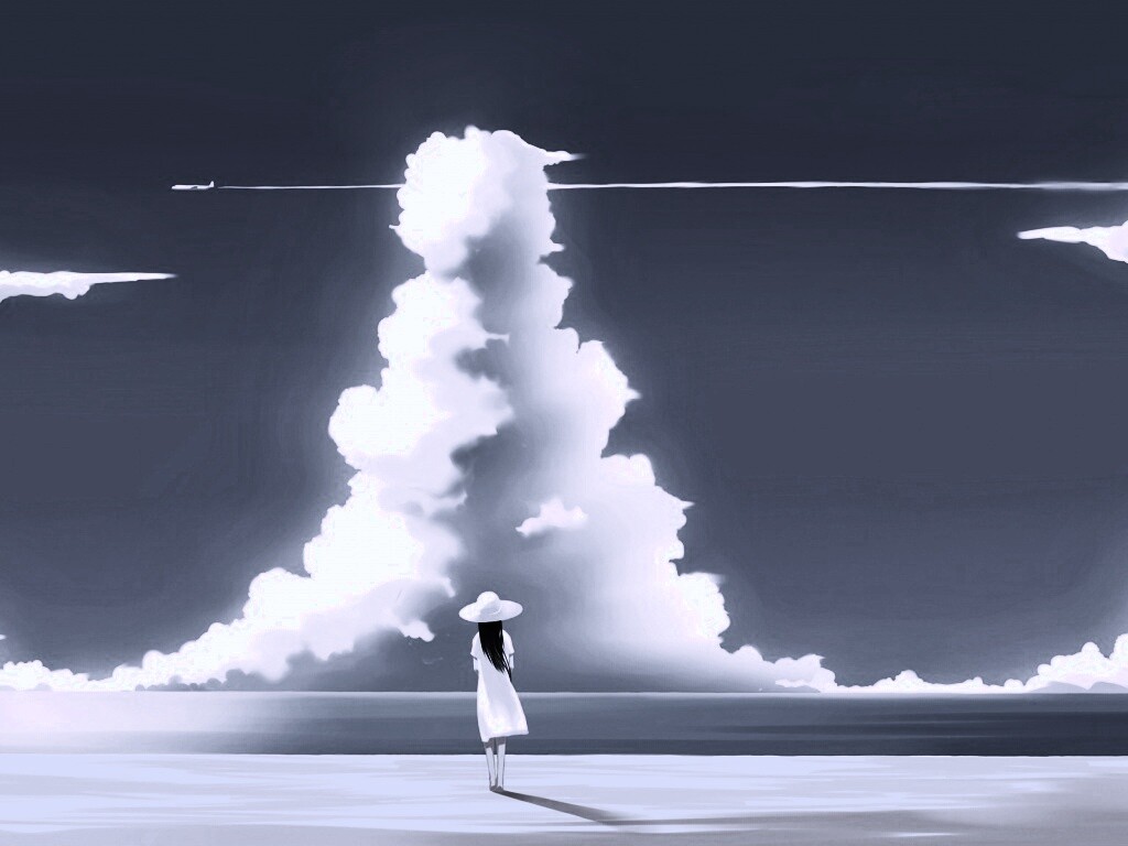 Волшебные облака обои