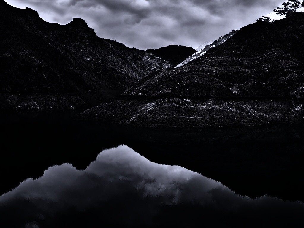 Горное озеро обои