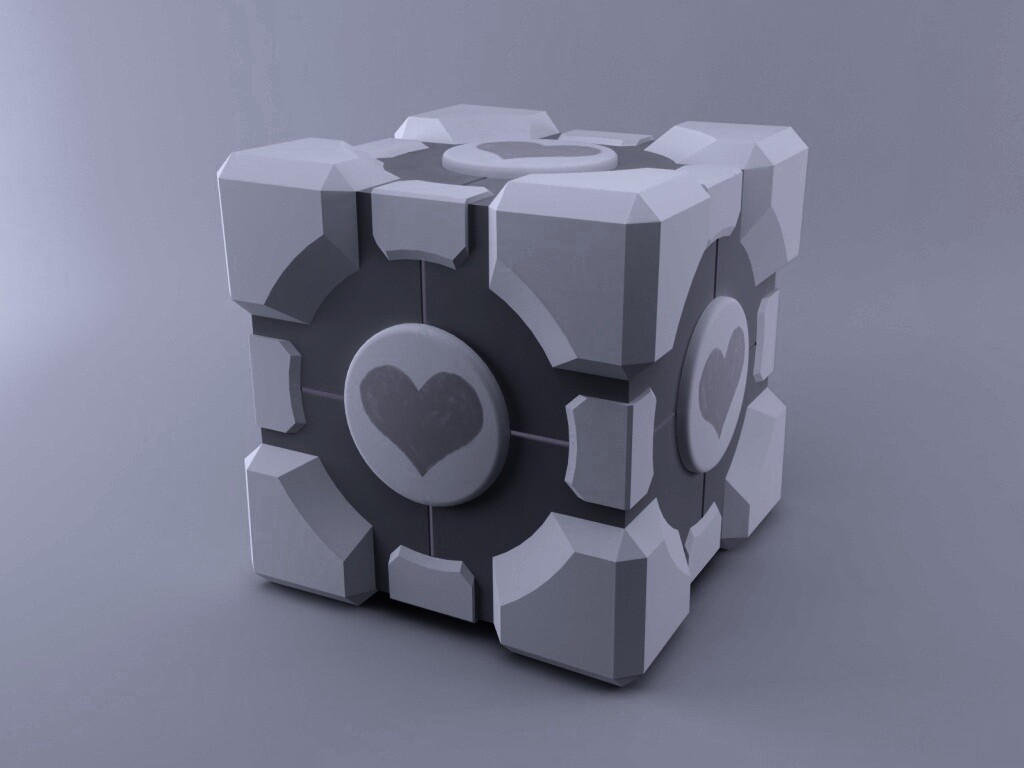 Взвешенный куб-компаньон обои