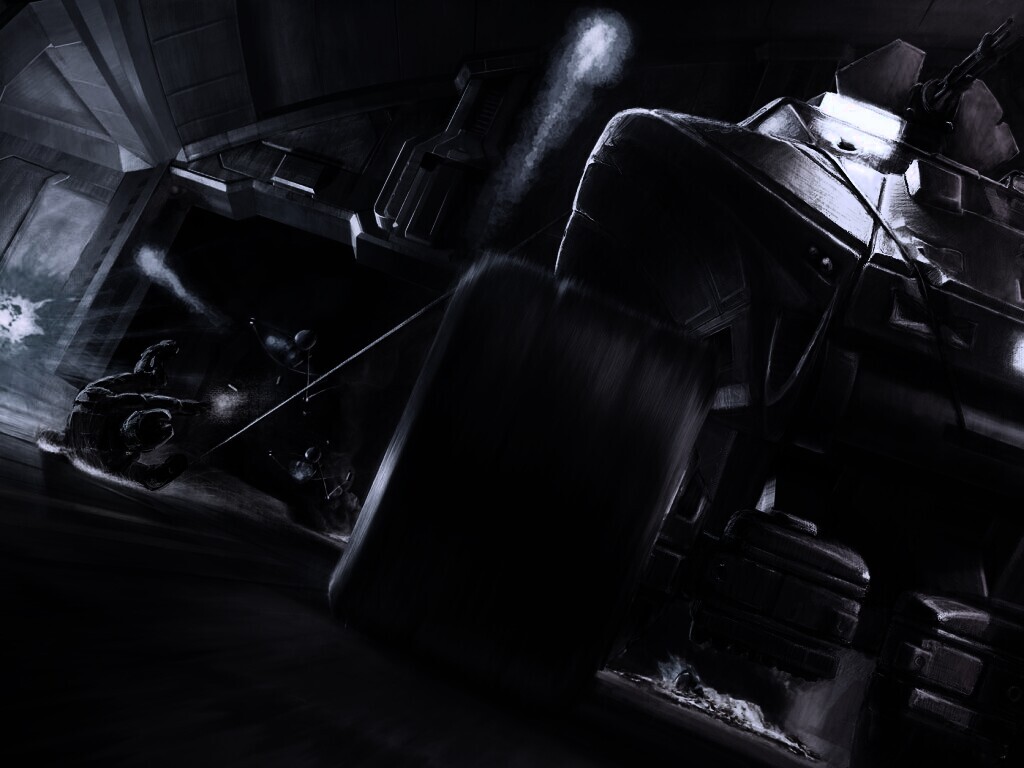 Погоня в Halo обои