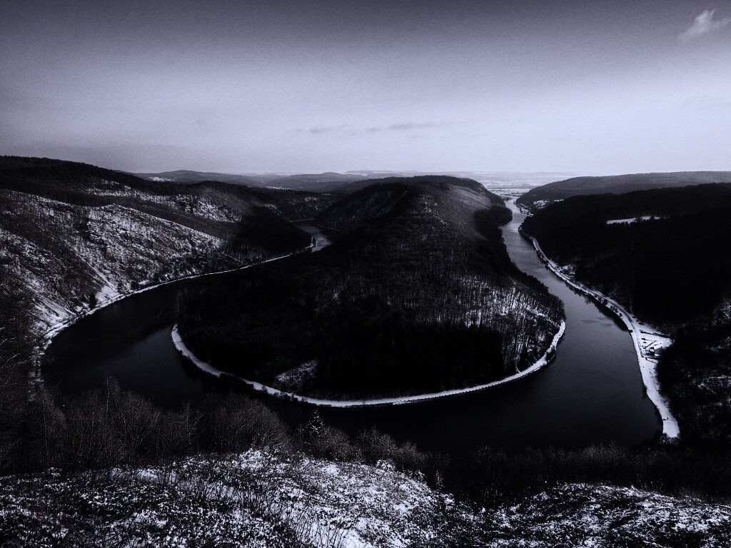 Изгиб реки обои