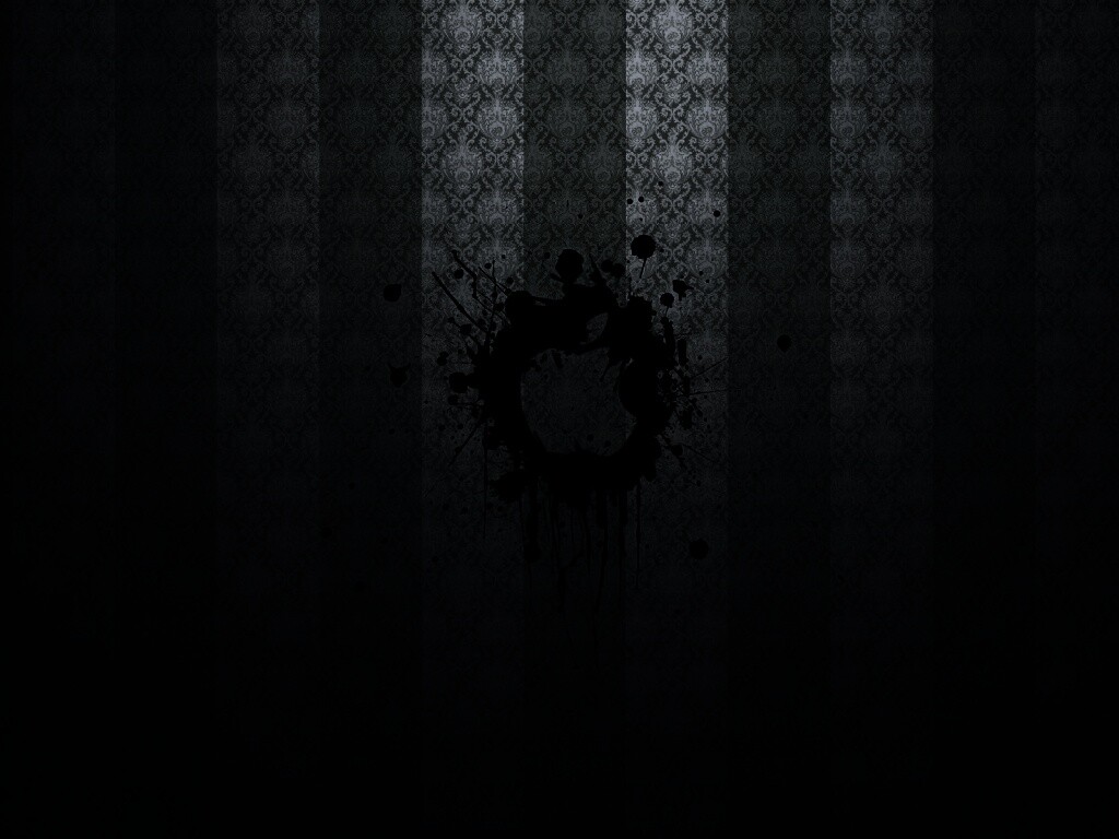 Логотип Apple на обоях обои