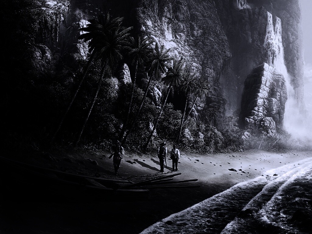 Люди на необитаемом острове обои