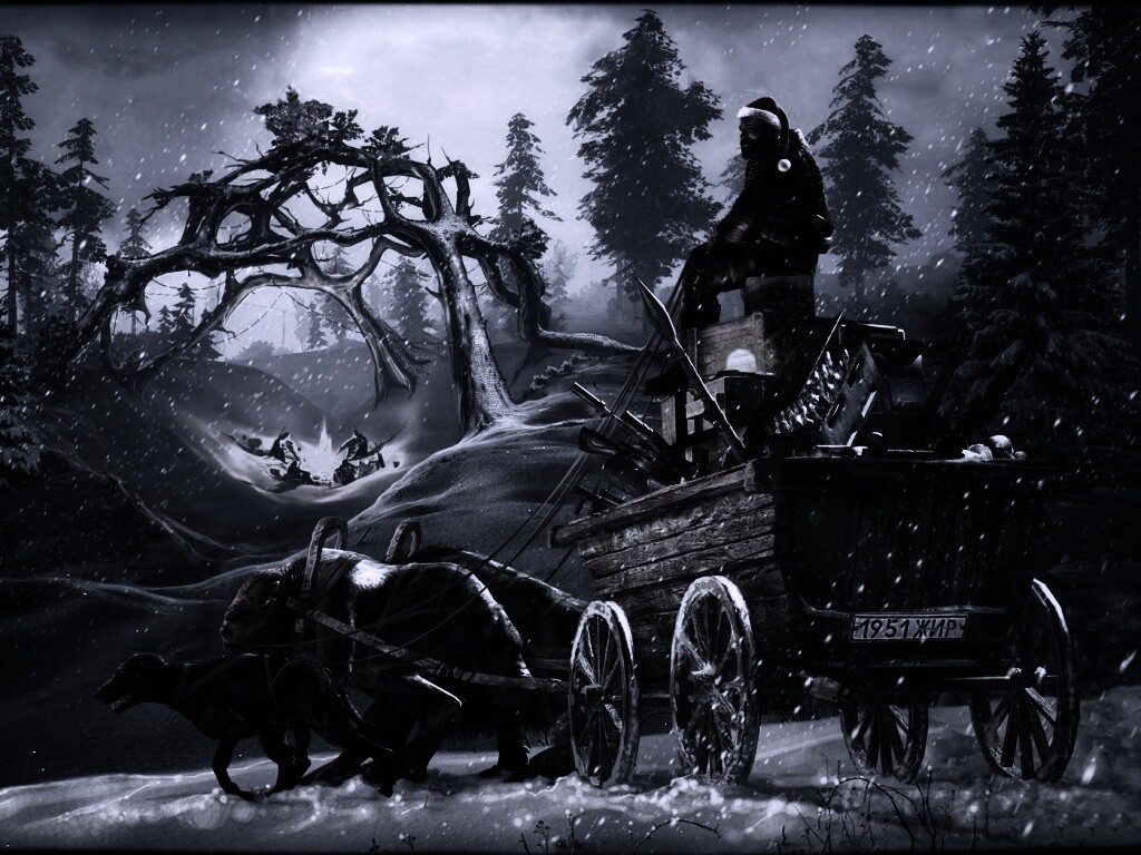 Новогодний Сталкер обои