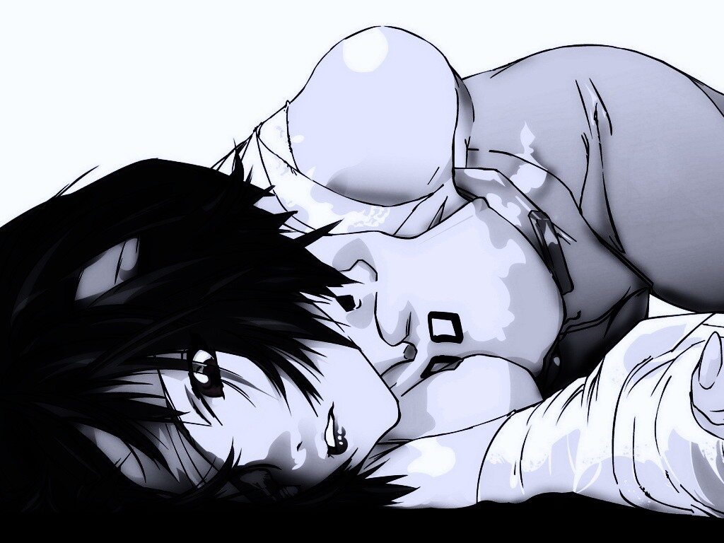 Девушка с красными глазами обои