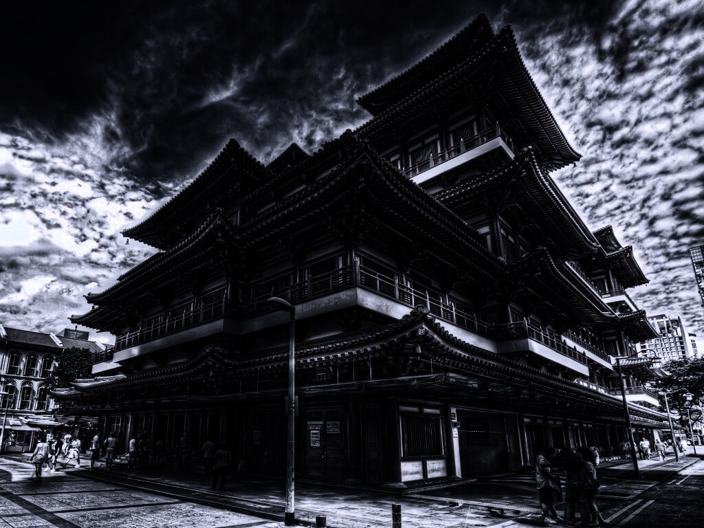 Храм в Сингапуре обои