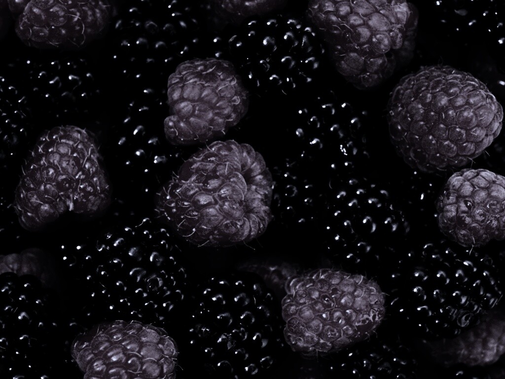 Малина и ежевика обои