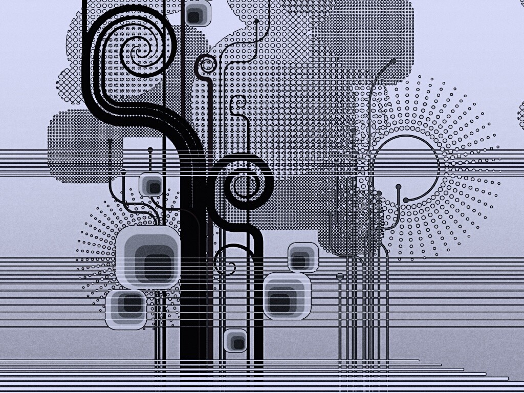 Линии и точки обои