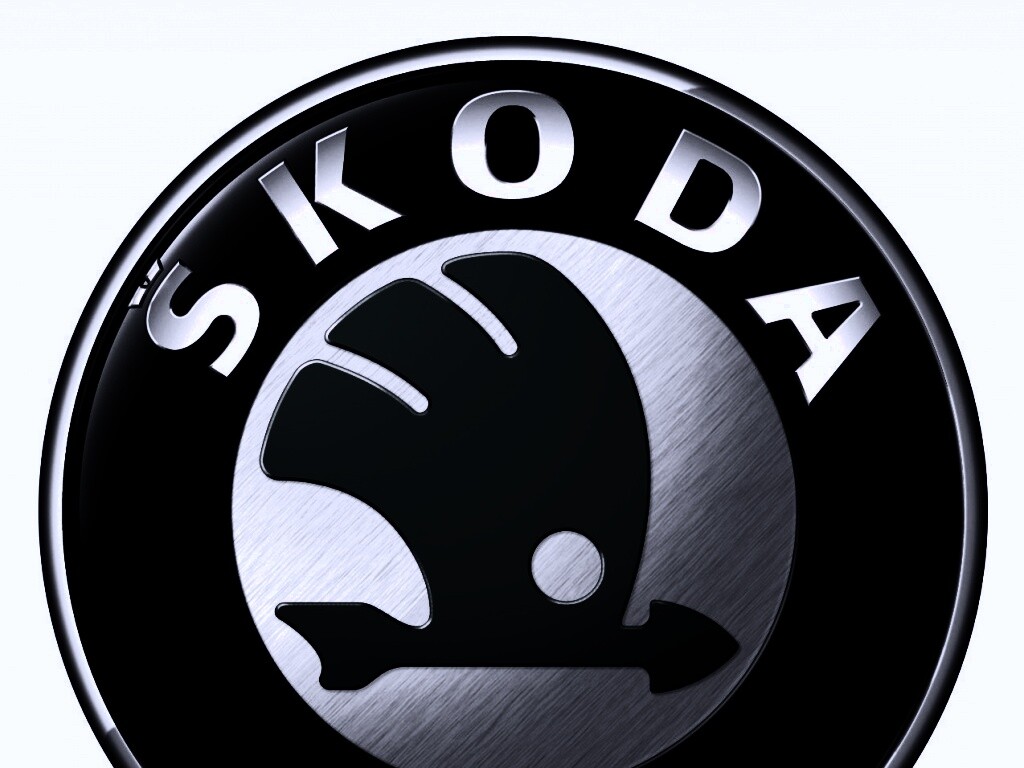Логотип Skoda обои