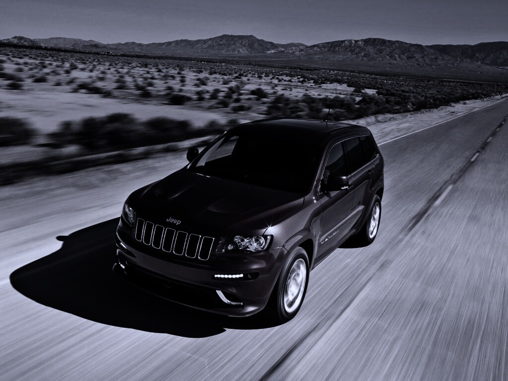 Красный Jeep обои