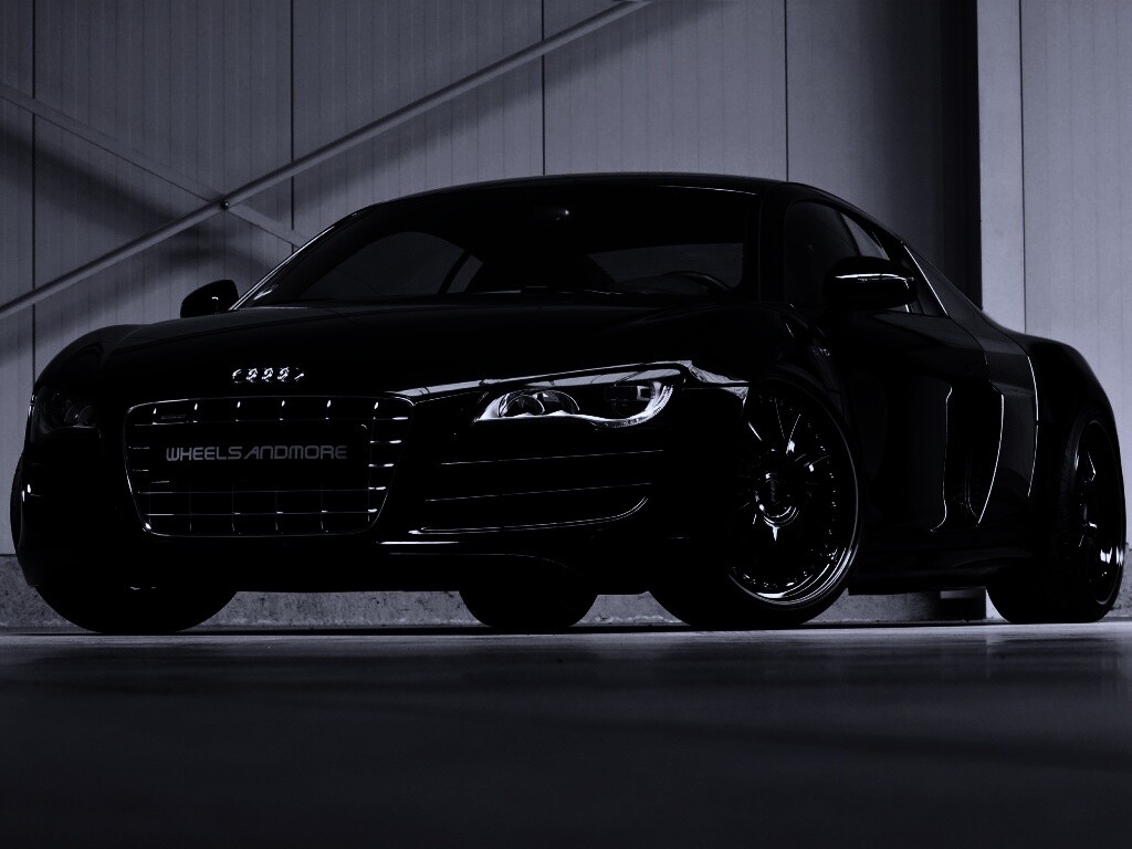 Audi черного цвета обои