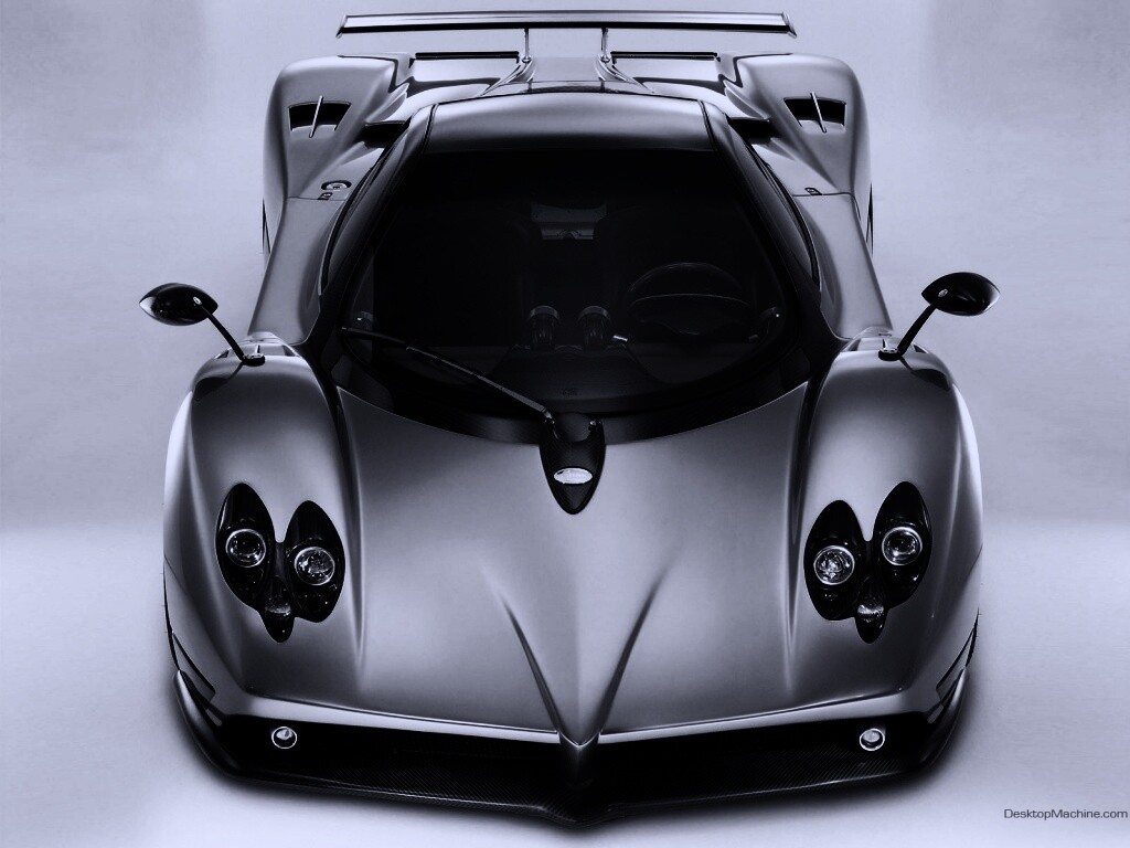 Pagani Zonda спереди обои