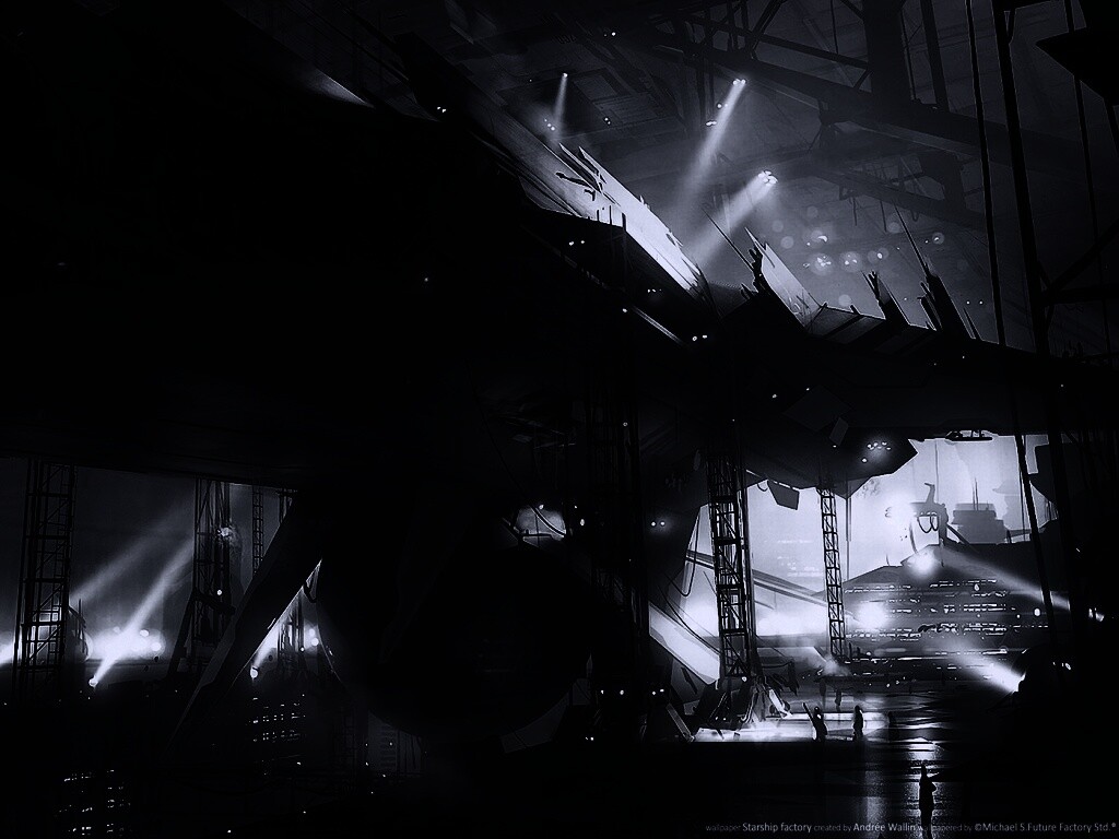 Сборка космического корабля обои