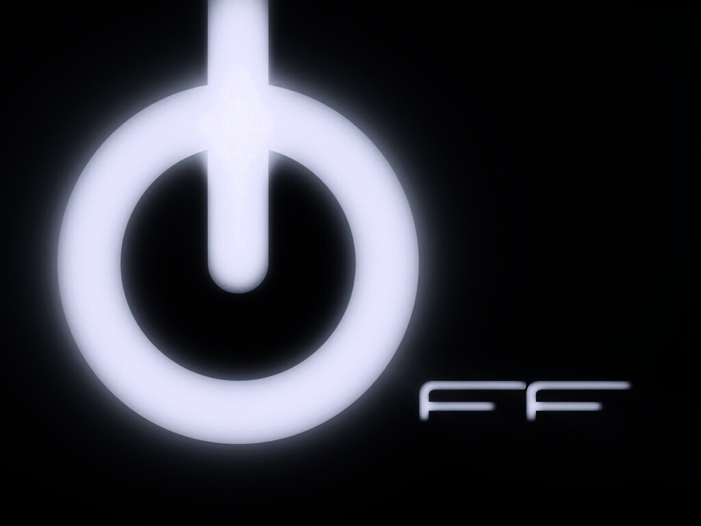 Выключение - Off обои