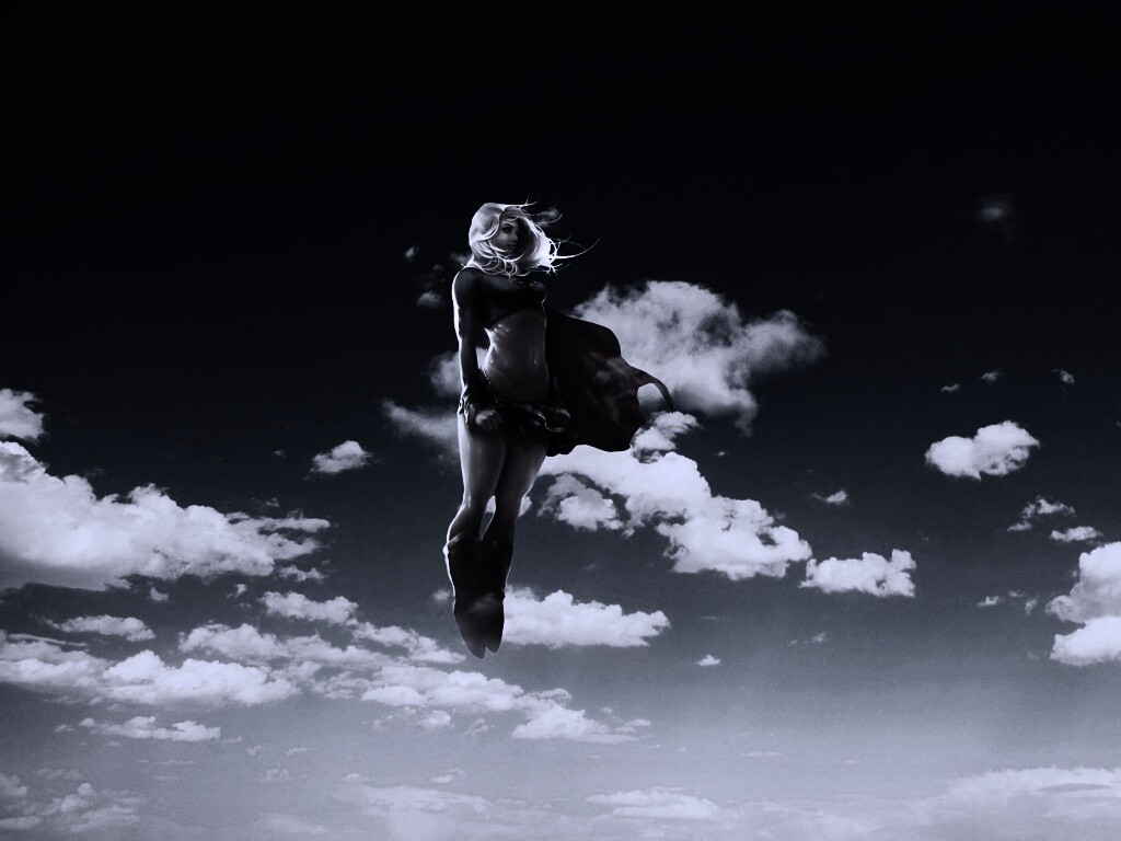 Супердевушка обои