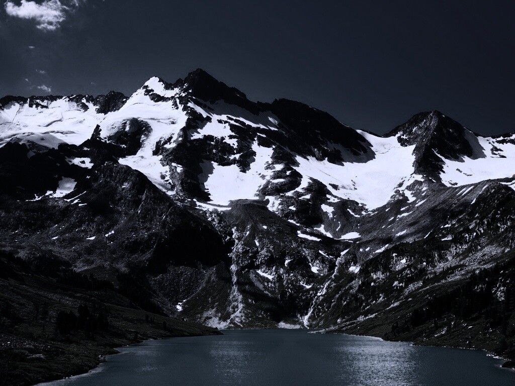 Горное озеро обои