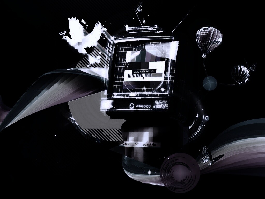 На телевизионной волне обои