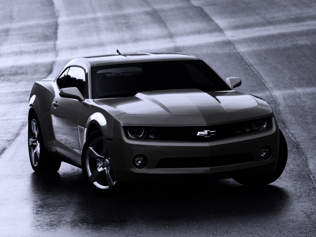 Шевроле Камаро на трассе обои