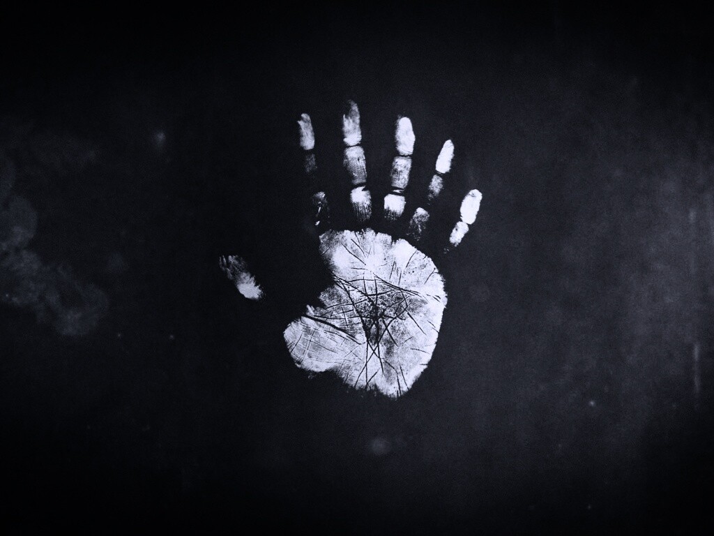Необычный отпечаток руки обои