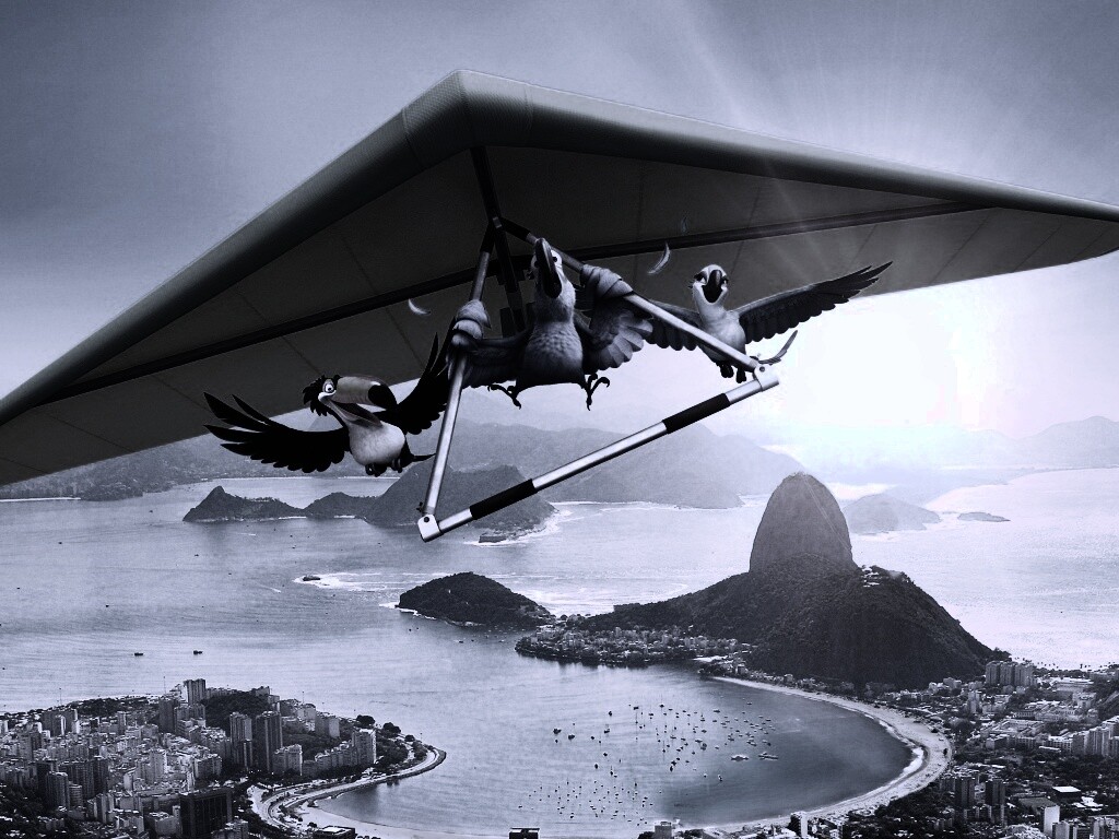 Герои мультфильма Рио обои