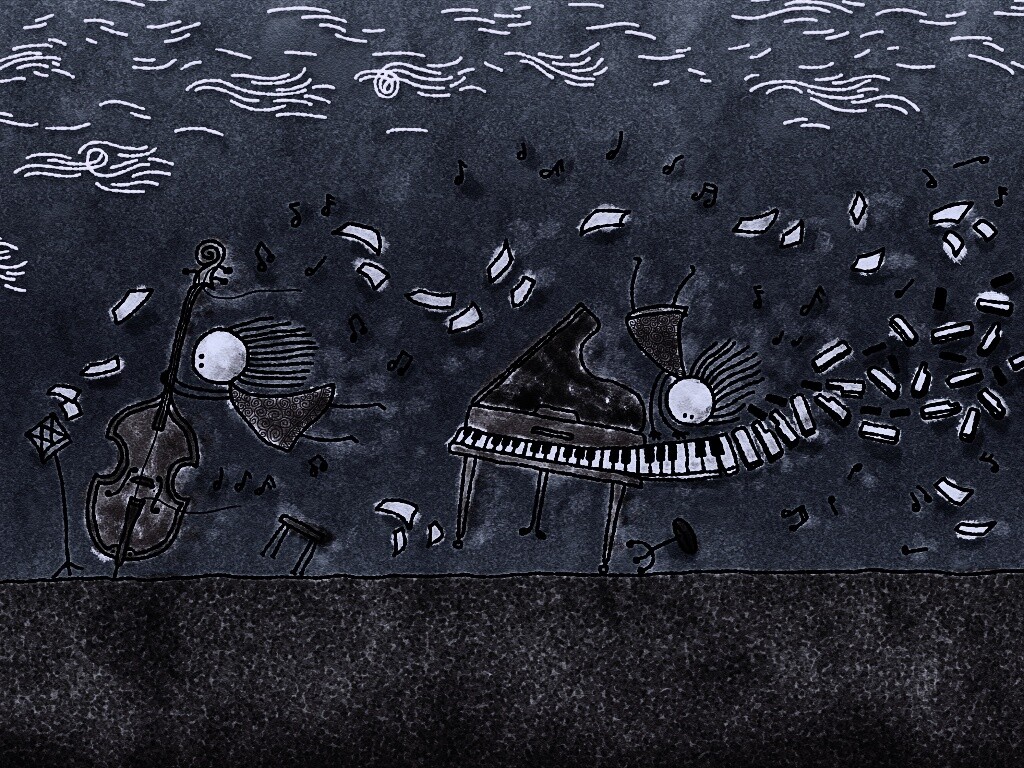 Воздушная инструментальная музыка обои