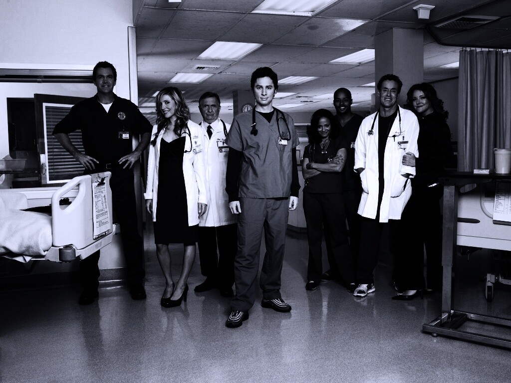 Герои сериала Клиника обои