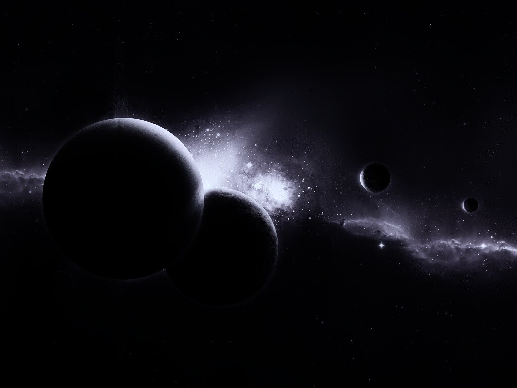 Фиолетовая вселенная обои