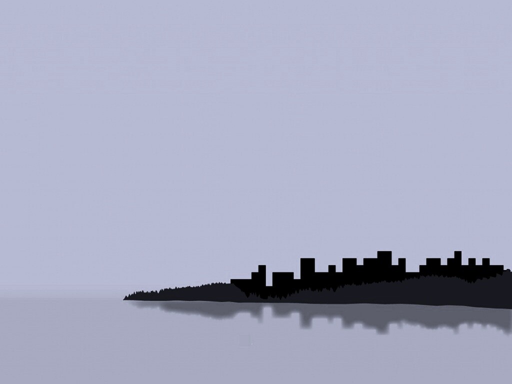 Векторный город обои