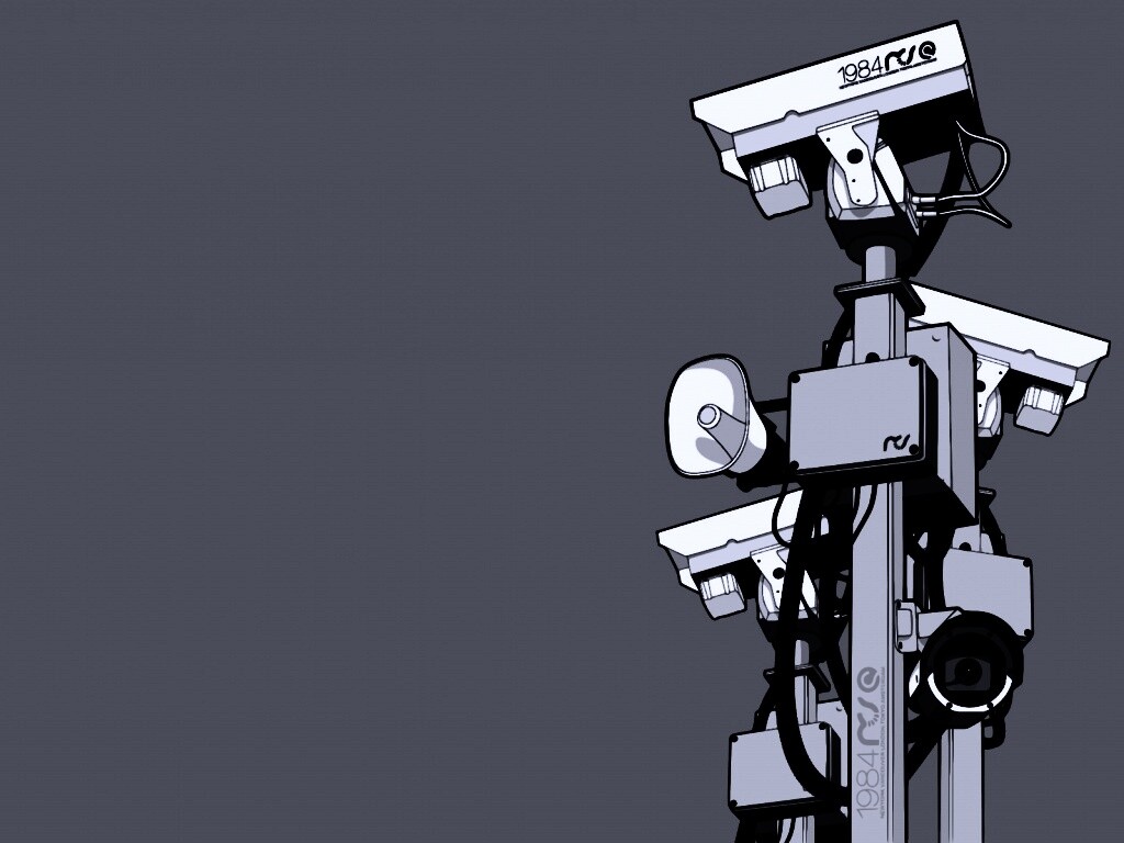 Недремлющее око камер наблюдения обои