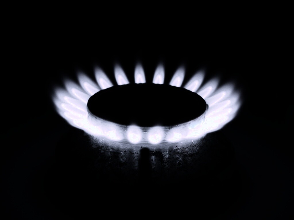 Огонь газовой конфорки обои