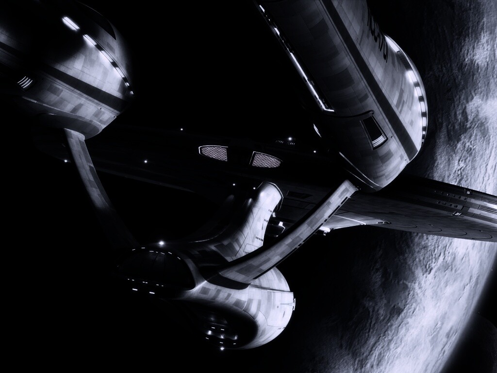 Космический корабль Enterprise из Star Trek обои