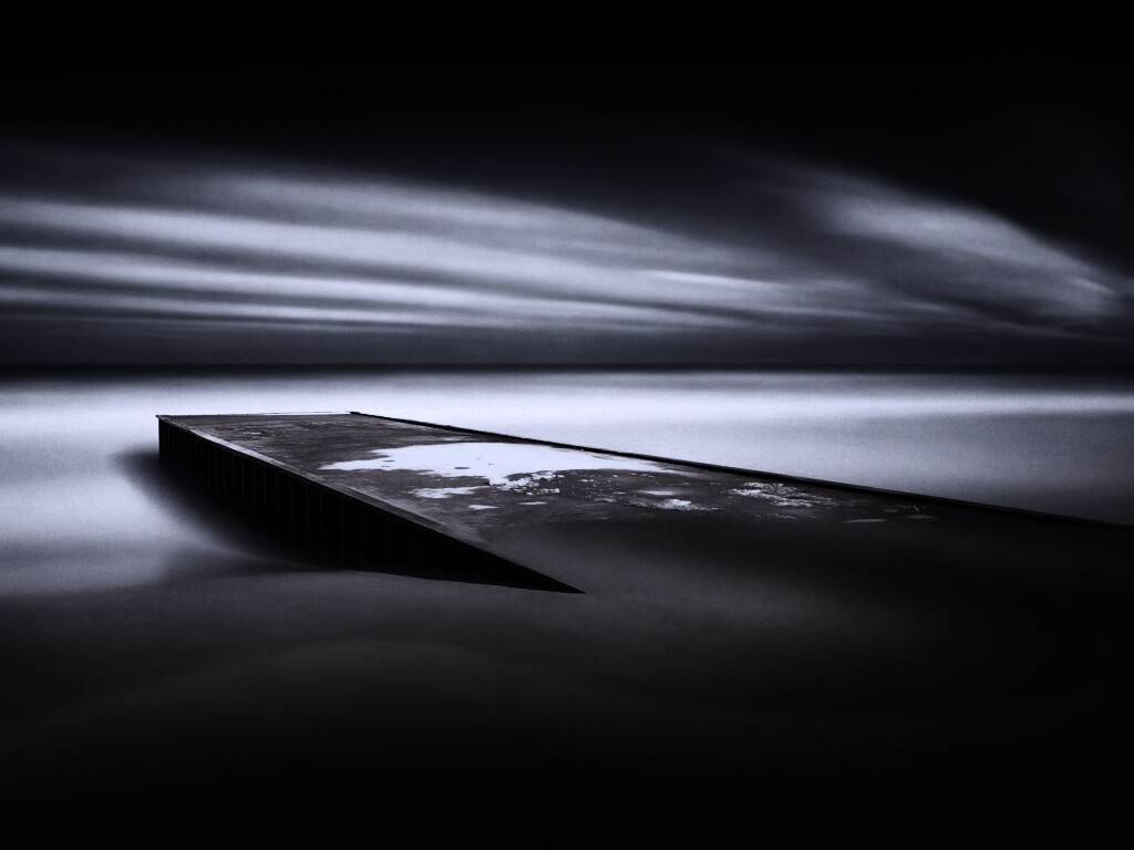 Пирс на пляже обои