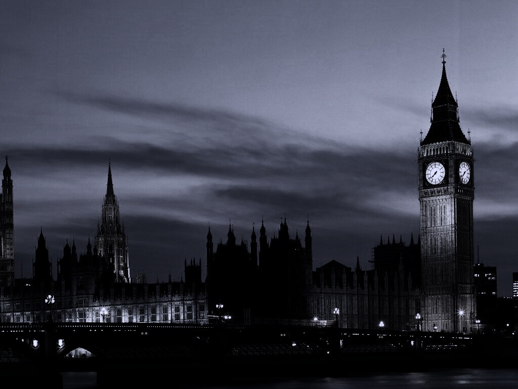 Биг Бен и здание парламента ночью обои