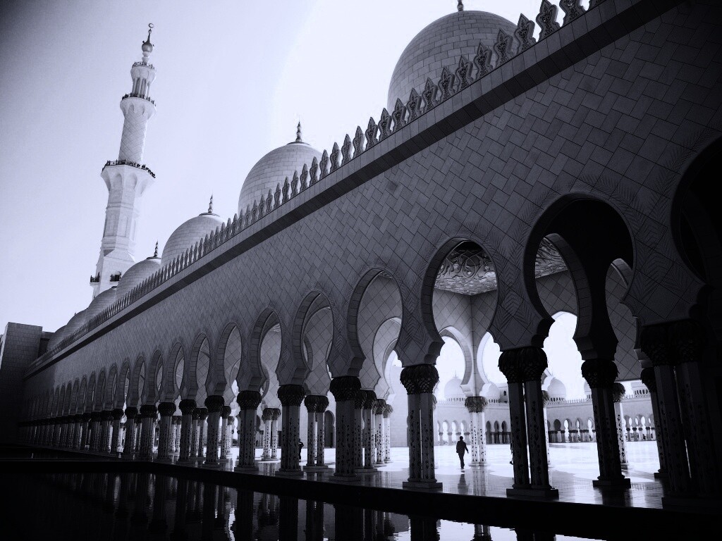 Мечеть шейха в Абу-Даби обои